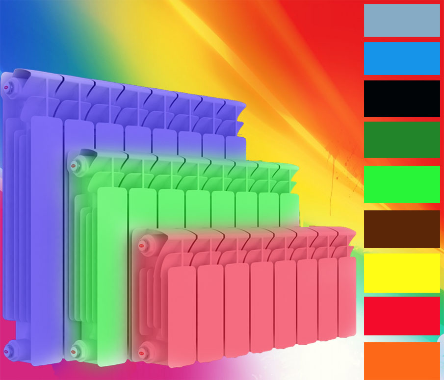 Цветные радиаторы Rifar Base