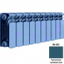 Биметаллический радиатор Rifar Base 500 - 6 секций синий