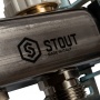Stout SMS 0907 000005 STOUT Коллектор из нержавеющей стали в сборе с расходомерами 5 выходов