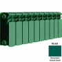 Биметаллический радиатор Rifar Base 200 - 14 секций опалово зеленый
