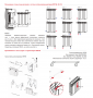 Rifar Alum Ventil 350 - 9 секции Алюминиевый радиатор нижнее левое подключение