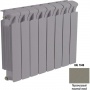 Биметаллический радиатор Rifar Monolit 500 - 13 секции серый