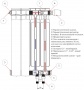 Rifar Base Ventil 350 - 17 секции Биметаллический радиатор нижнее левое подключение