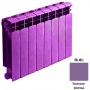Биметаллический радиатор Rifar Base 350 - 13 секции фиолетовый