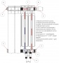 Rifar Base Ventil 350 - 4 секции Биметаллический радиатор нижнее левое подключение	