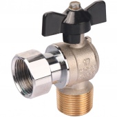 Шаровый кран Stout  3/4x3/4 " с накидной гайкой угловой